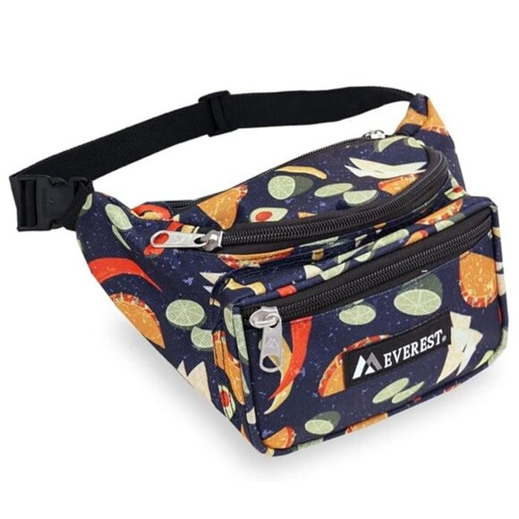 Everest Handbags - Everest Taco Print Waist Pack / Fanny Pack